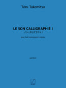 Le Son calligraphié I (Score)