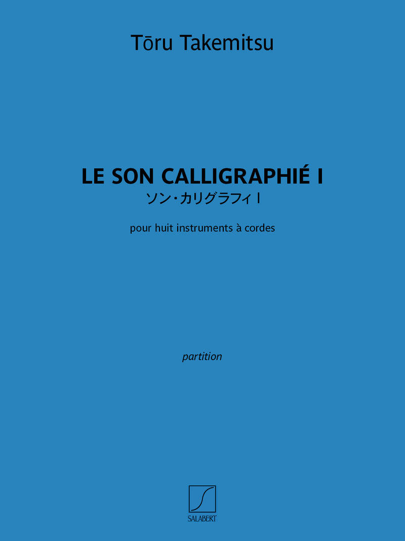 Le Son calligraphié I (Score)