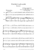 Fürchtet euch nicht BuxWv 30 [score]