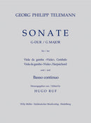 Sonata in G major TWV 42:G6 [score & parts]