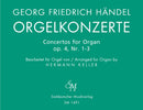 Orgelkonzerte für Orgel allein mit Pedal = Concertos for Organ, op. 4, Nr. 1-3
