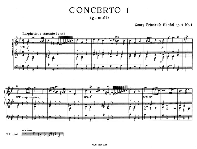Orgelkonzerte für Orgel allein mit Pedal, Vol. 1