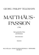Matthäus-Passion (1746) [violin 1 part]