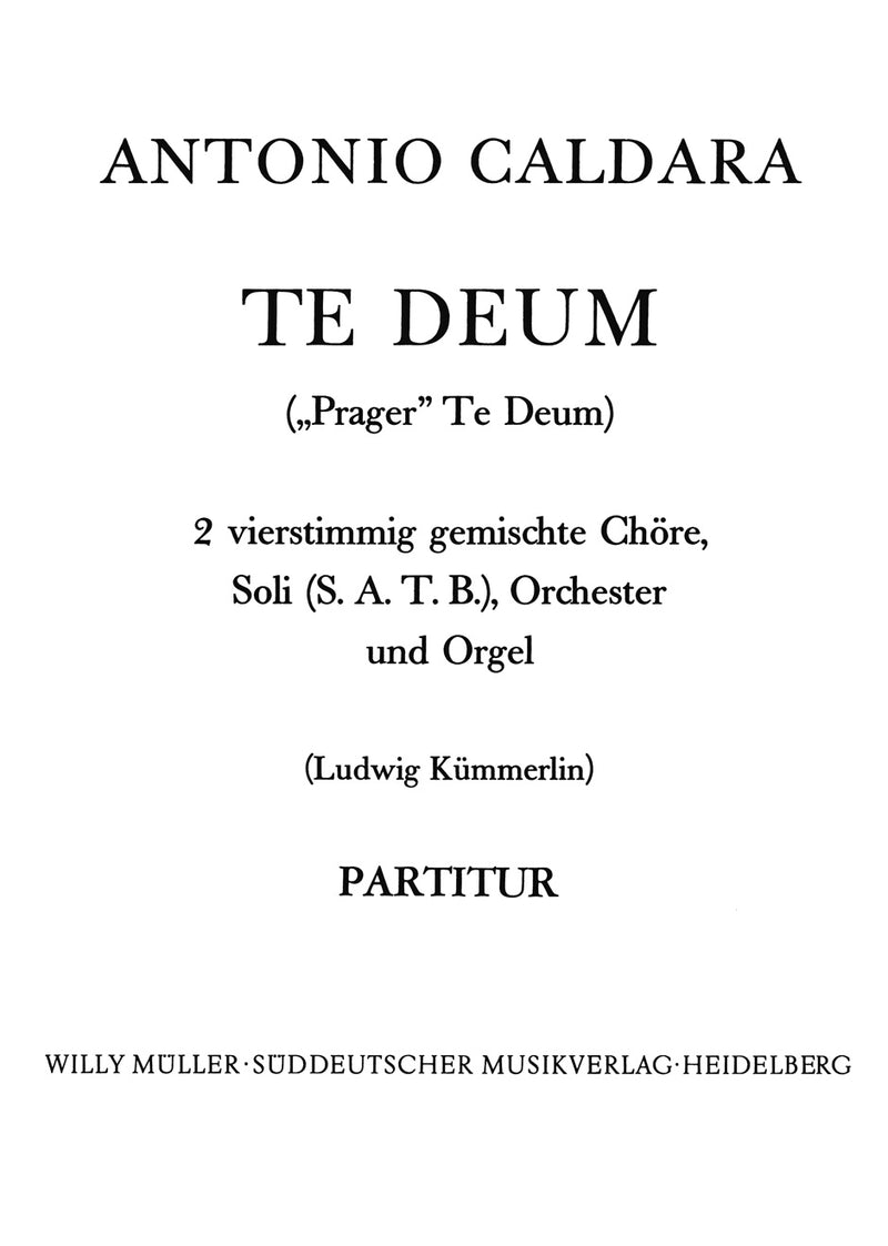 Te Deum [score]