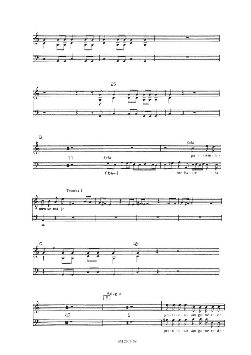 Te Deum [trumpet1/2 & timpani part]
