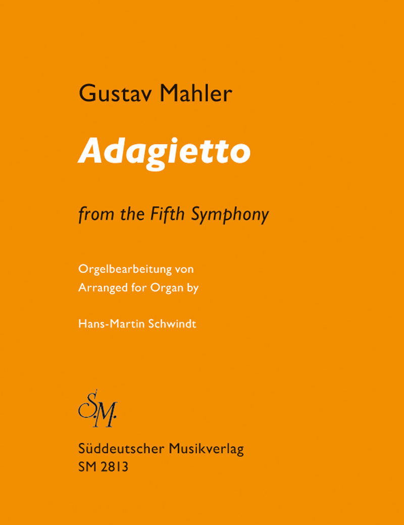 Adagietto from the 5th Symphonie, arranged for organ solo
