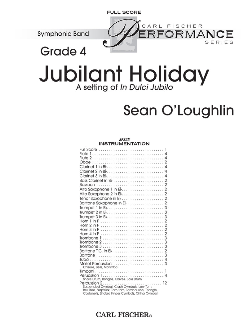 Jubilant Holiday (Score Only)