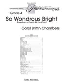 So Wondrous Bright (Study Score)