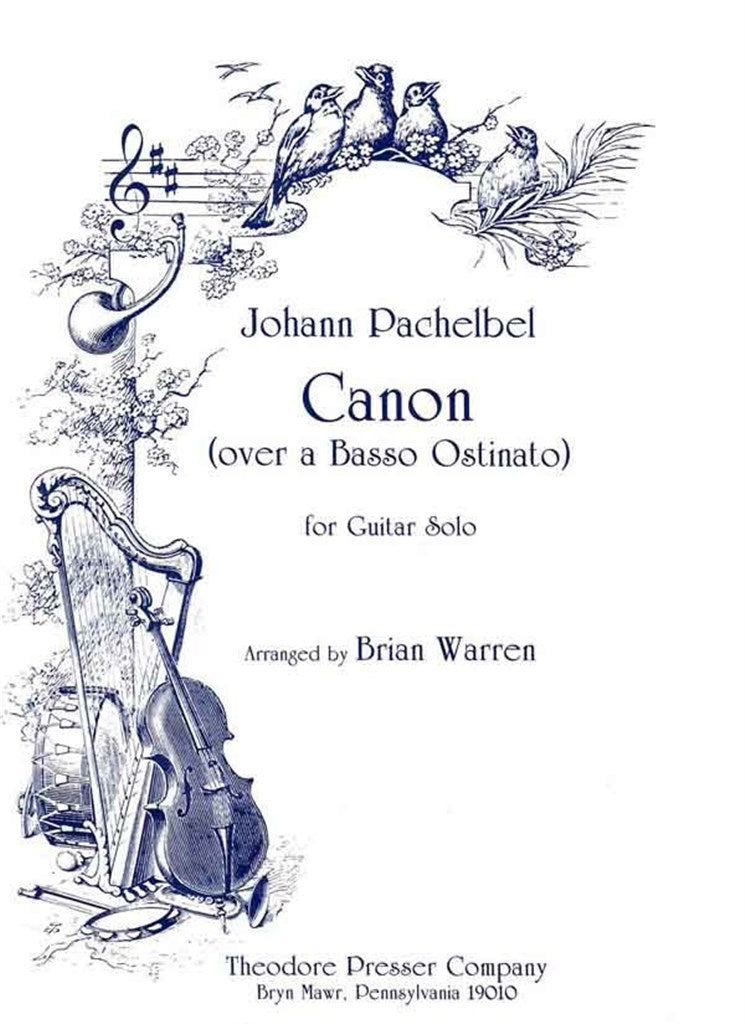 Canon (Over A Basso Ostinato), Tablature Edition