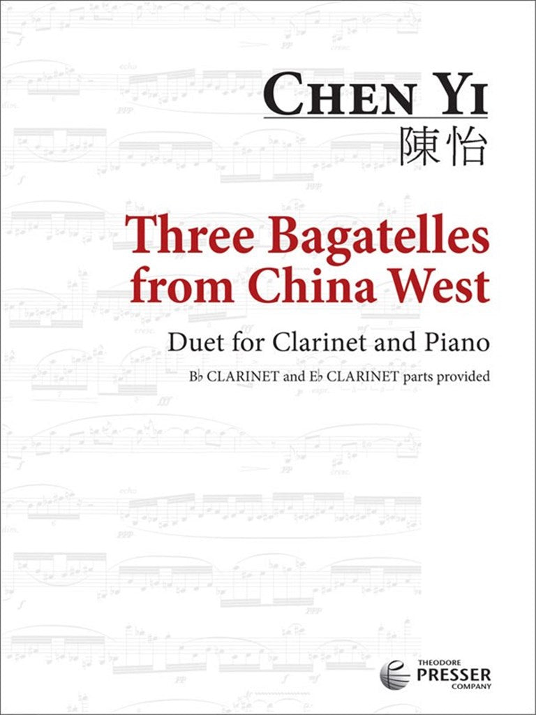 Three Bagatelles From China West (Score & Parts)