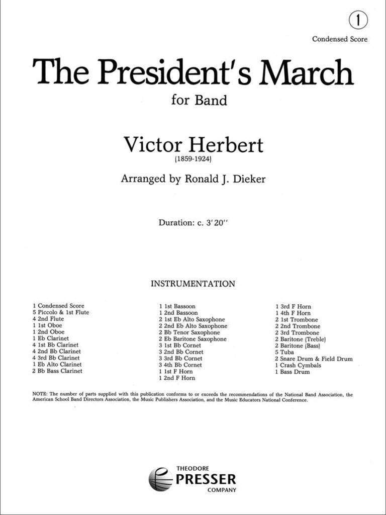 The President's March (Score Only)