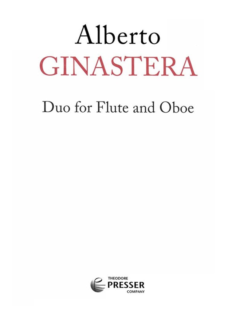 Duo for Flute and Oboe