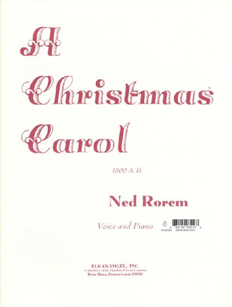 A Christmas Carol (Vocal Score)