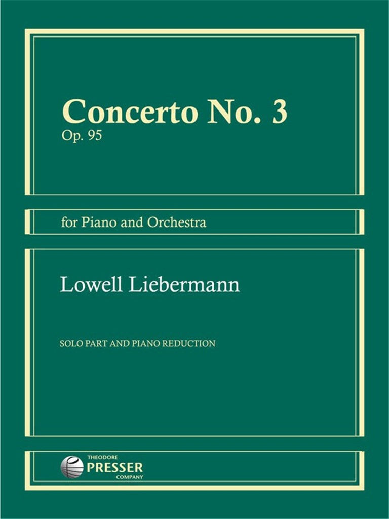 Concerto No. 3 for Piano and Orchestra (Score with Part)