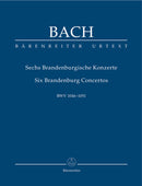 Six Brandenburg concertos [study score]