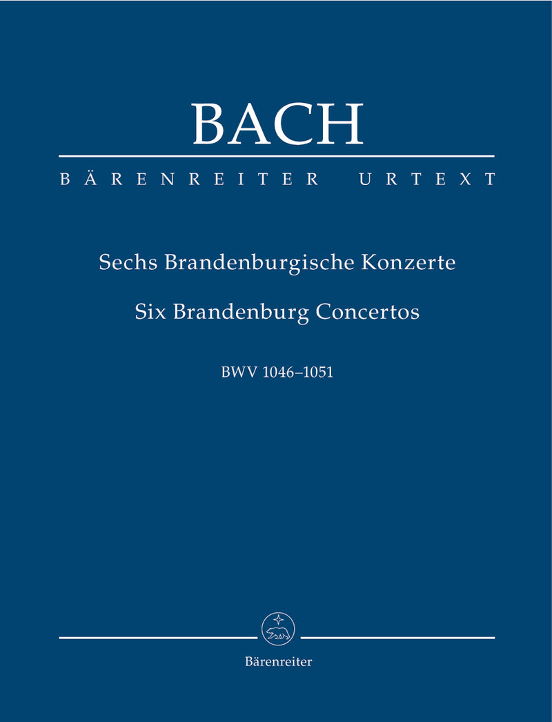 Six Brandenburg concertos [study score] / J.S. Bach (Bärenreiter)