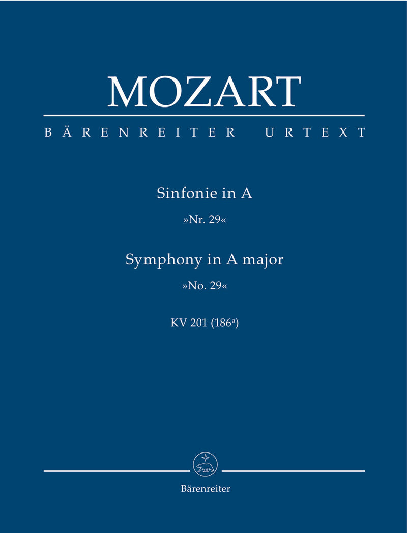 Symphony Nr. 29 A major K. 201(186a)（ポケットスコア）