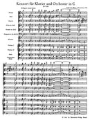 Concerto for Piano and Orchestra Nr. 25 C major K. 503（ポケット・スコア）