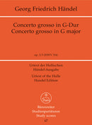 Concerto grosso G-Dur op. 3/3 HWV 314（ポケットスコア）