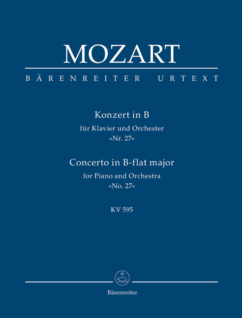 Concerto for Piano and Orchestra Nr. 27 B-flat major K. 595（ポケットスコア）