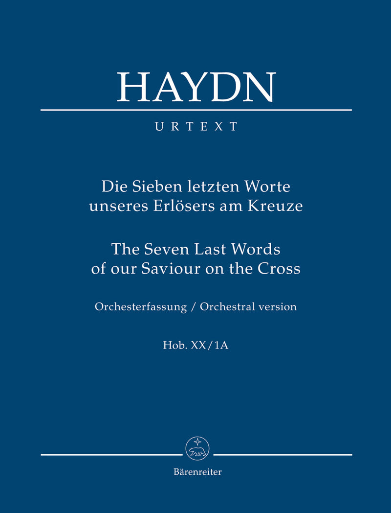 The Seven Last Words of our Saviour on the Cross Hob. XX:1A (Orchestral version of 1785)（ポケットスコア）