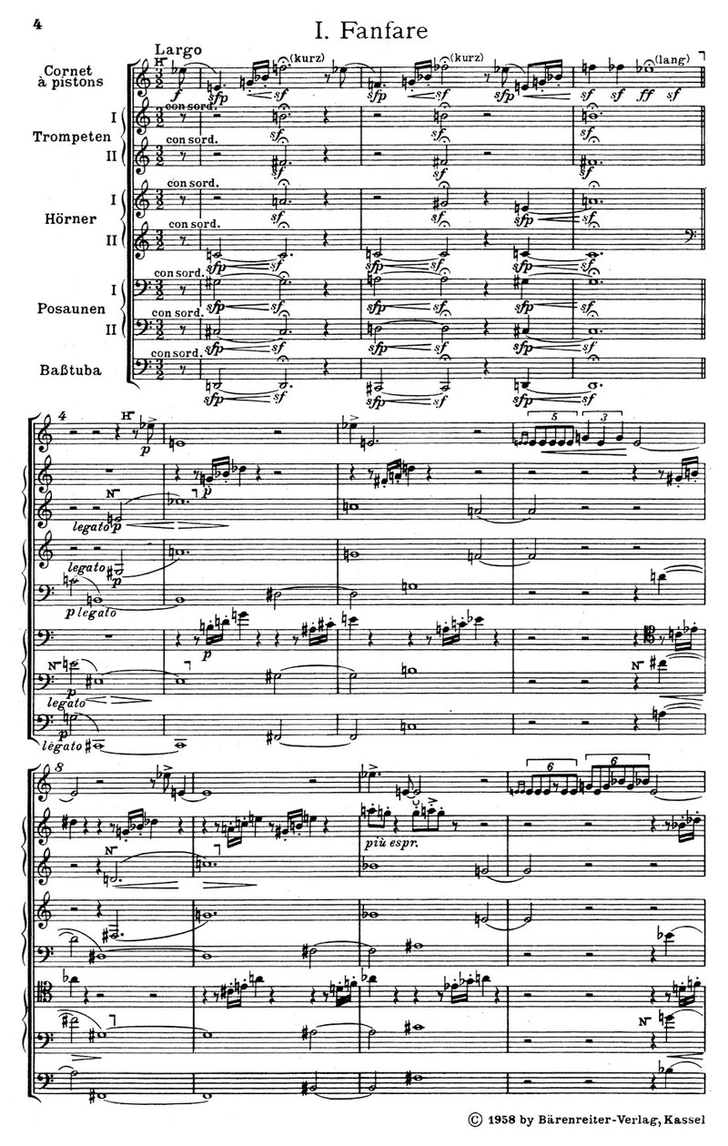 Serenade I für acht Blechblasintrumente instr. (1927/1928)（ポケットスコア）
