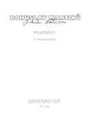 Incantation (1955/56) -4th Piano Concerto-（ポケットスコア）