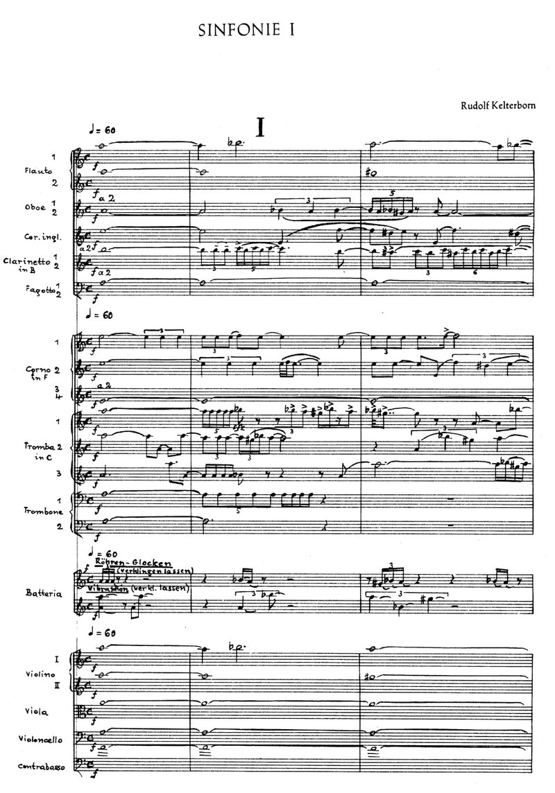 Sinfonie I in drei Sätzen (1966/1967)（ポケットスコア）