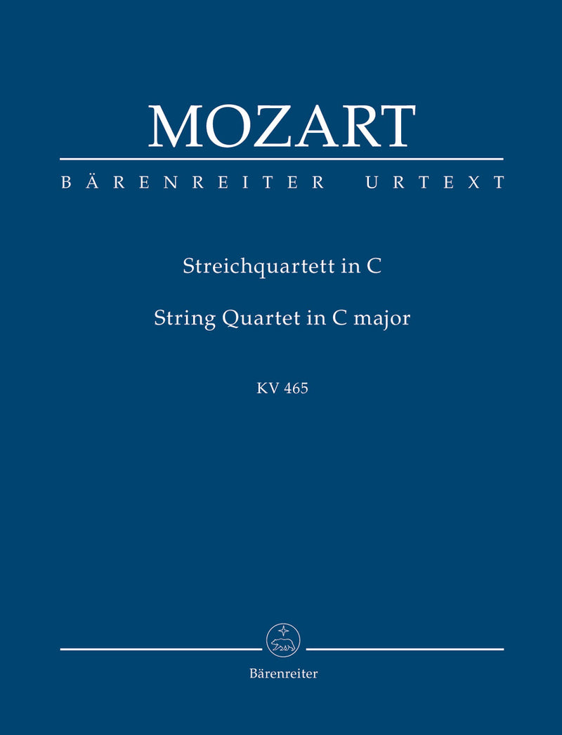 String Quartet C-Dur K. 465 "Dissonanzen-Quartett"（ポケットスコア）