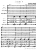 Concerto for Piano and Orchestra Nr. 20 D minor K. 466（ポケット・スコア）