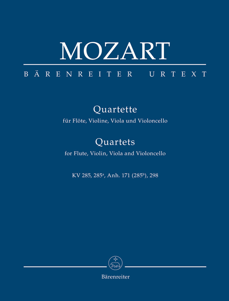 Quartets for Flute, Violin, Viola and Violoncello（ポケットスコア）