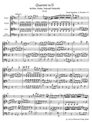 Quartets for Flute, Violin, Viola and Violoncello（ポケットスコア）