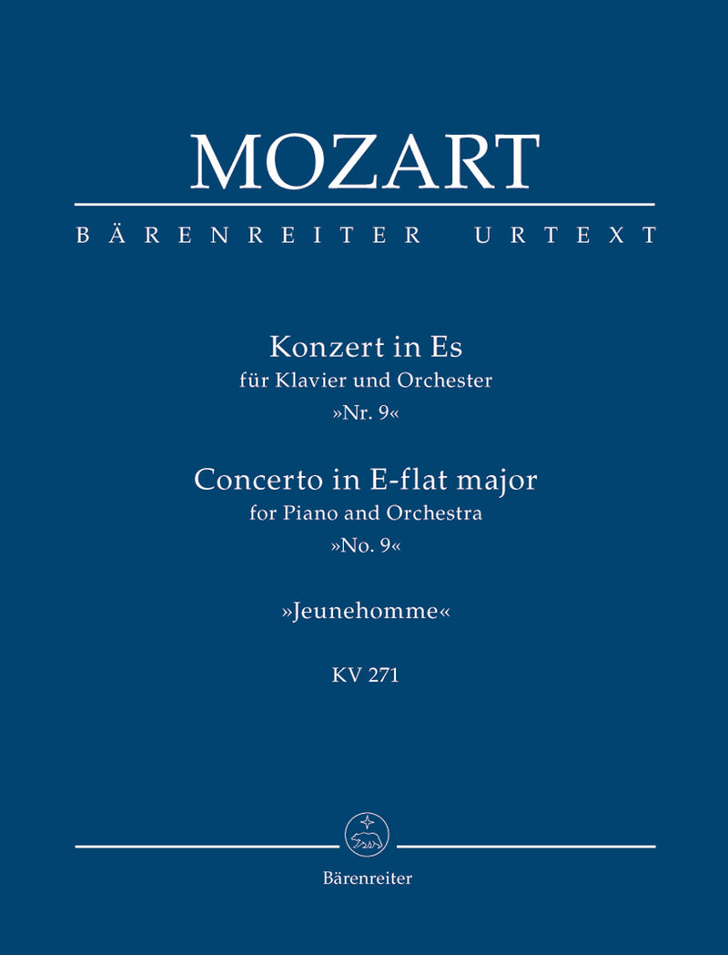 Concerto for Piano and Orchestra Nr. 9 E-flat major K. 271 "Jeunehomme"（ポケットスコア）