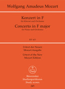 Concerto for Piano and Orchestra Nr. 11 F major K. 413(387a)（ポケットスコア）