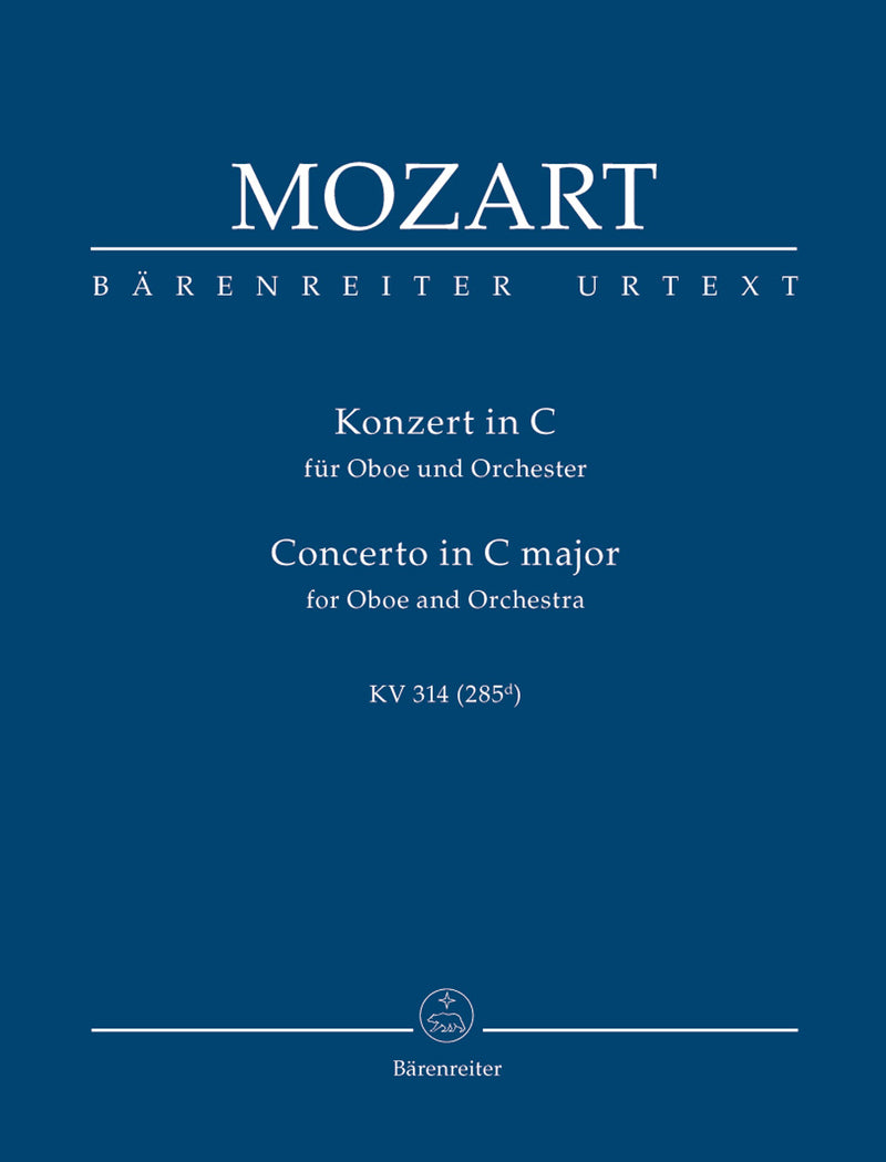 Concerto for Oboe and Orchestra C major K. 314 (285d)（ポケットスコア）