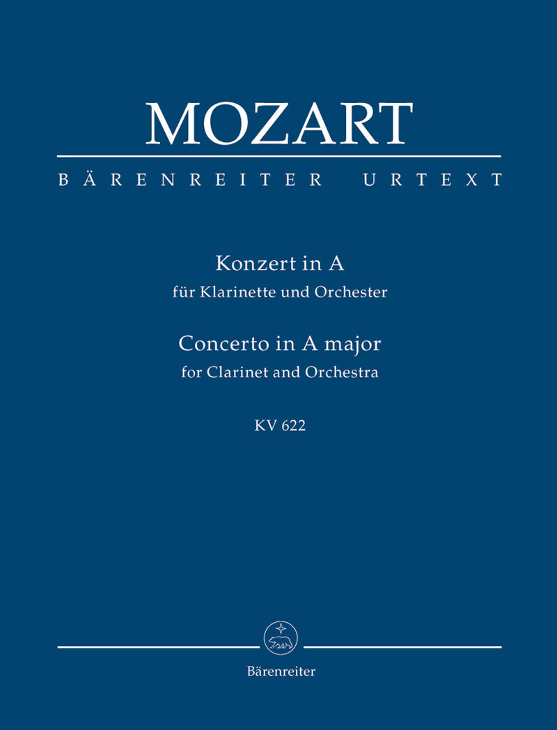 Concerto for Clarinet and Orchestra A major K. 622（ポケットスコア）
