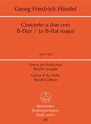 Concerto a due cori B-Dur HWV 332（ポケットスコア）