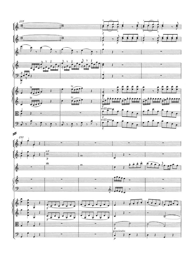 Concerto for flute, Harp and Orchestra C major K. 299(297c)（ポケットスコア）