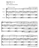 String Quartet A minor D 804 op. 29 "Rosamunde" / String Quartet C minor D 703 "Quartett-Satz" and fragment of the second movement [study score]