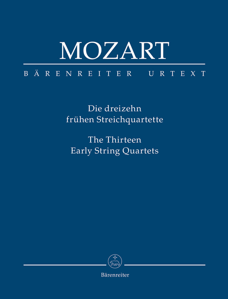 The Thirteen Early String Quartets（ポケットスコア）
