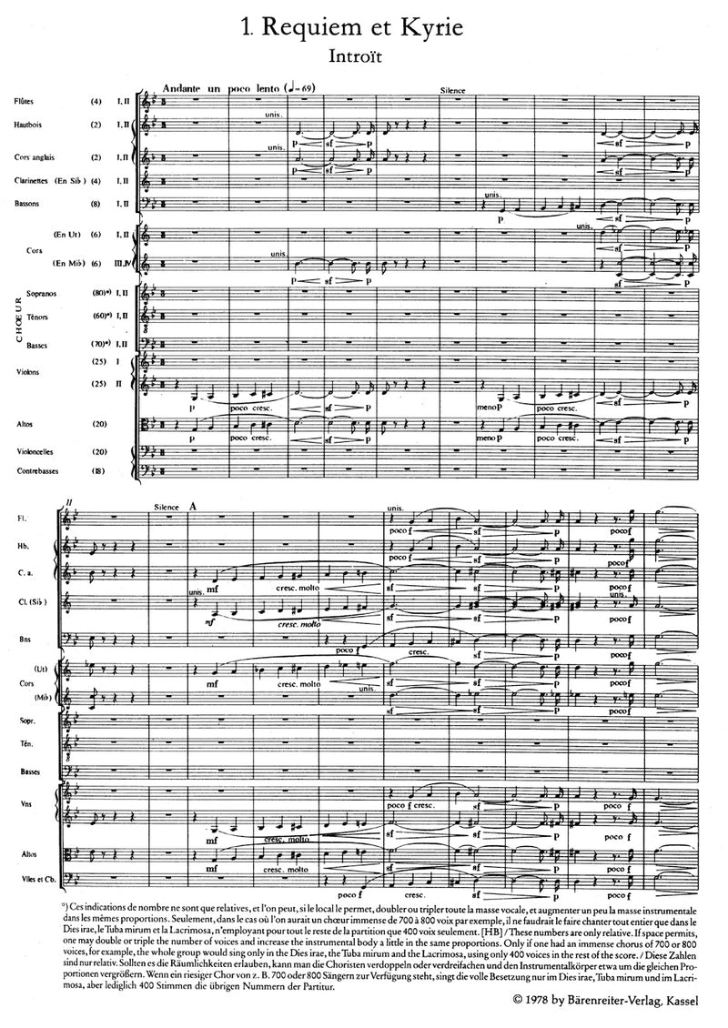 Grande messe des morts op. 5 "Requiem"（ポケットスコア）