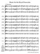 Music for the royal fireworks [study score]