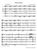 Water music [study score]