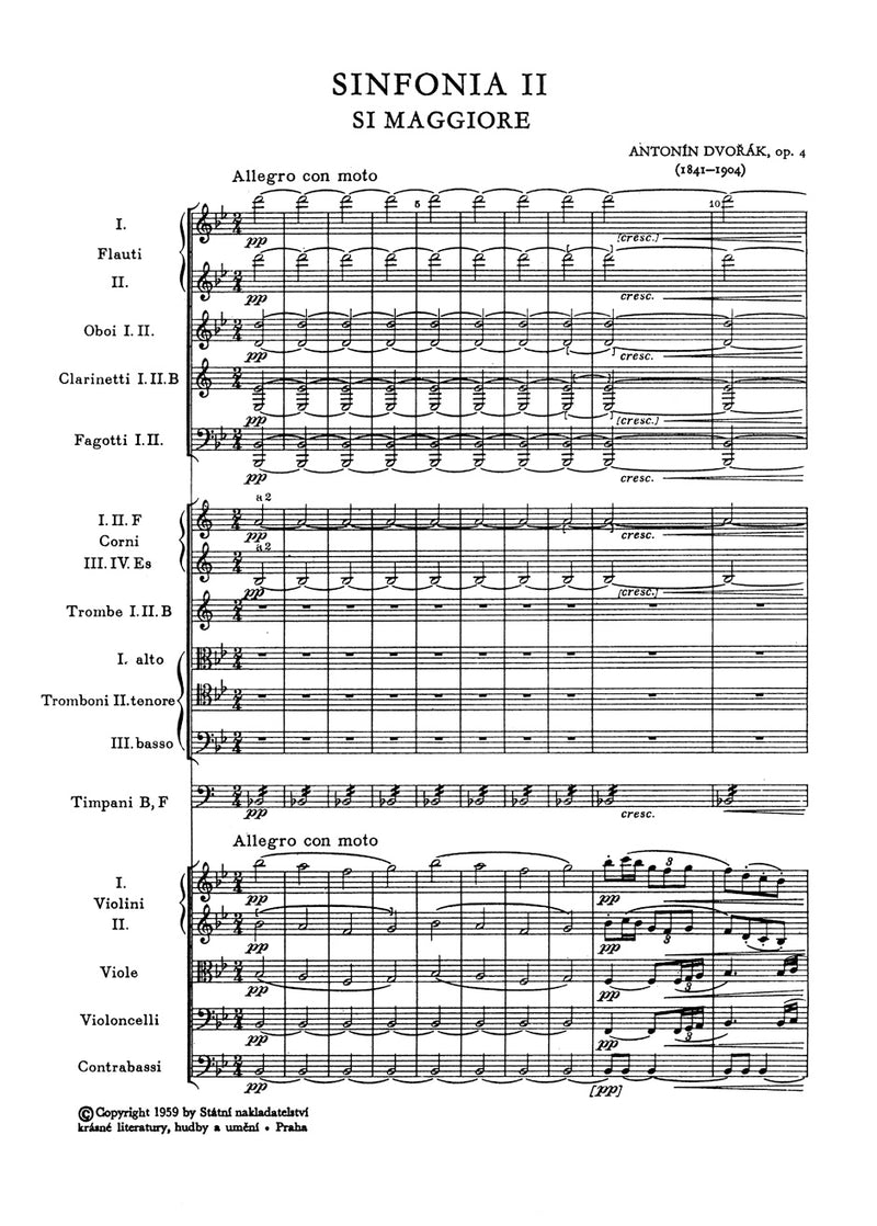 Symphonie Nr. 2 B-Dur = Symphony no. 2 B-flat major op. 4（ポケットスコア）