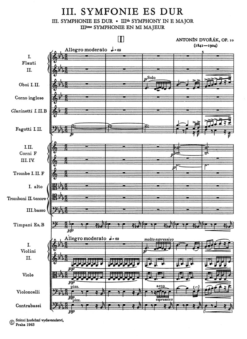 Symphonie Nr. 3 Es-Dur = Symphony no. 3 E-flat major op. 10（ポケットスコア）