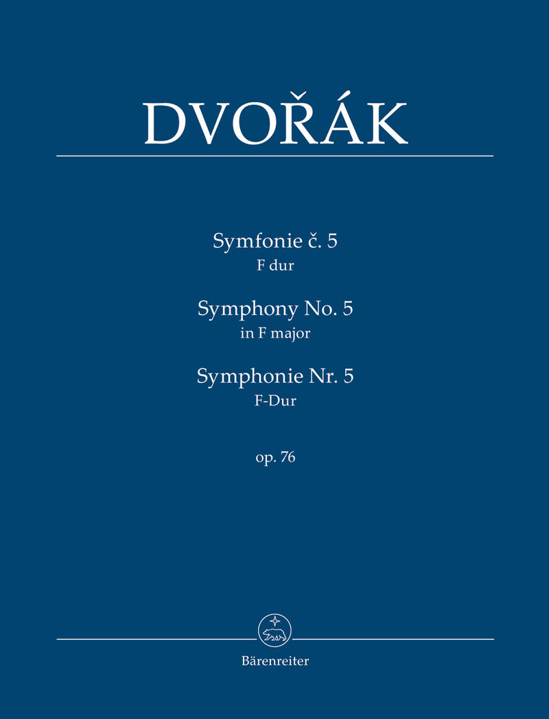 Symphonie Nr. 5 F-Dur = Symphony no. 5 F major op. 76（ポケットスコア）