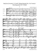String Quartet Nr. 5 F minor op. 9（ポケットスコア）