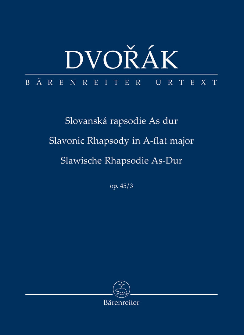 Slavonic Rhapsody in A flat major op. 45/3（ポケットスコア）