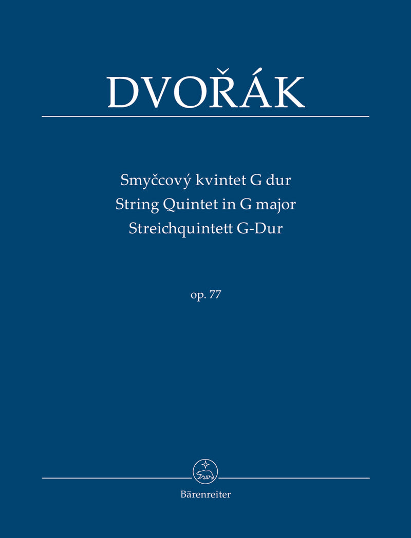 String Quintet G major op. 77（ポケットスコア）