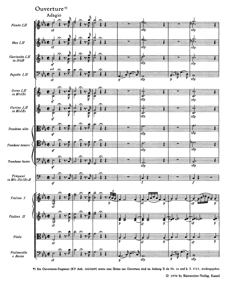 The Seven Great Operas K. 366, 384, 492, 527, 588, 620, 621（ポケットスコア）